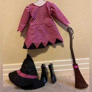 American Girl Witch Halloween Costume (used)